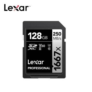 【Lexar 雷克沙】Professional 1667x SDXC UHS-II 128G記憶卡 SILVER 系列