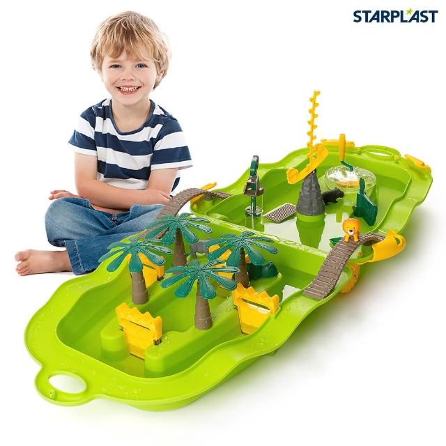 【STARPLAST】玩水行李箱-叢林(移動式玩水箱 玩水玩具)
