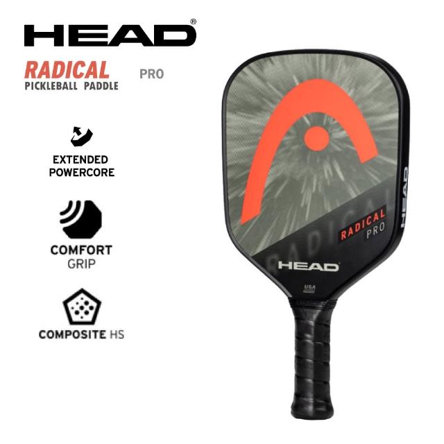 【HEAD】RADICAL PRO 匹克球拍 226022 匹克拍 玻璃纖維(贈匹克球+提袋)
