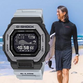 【CASIO 卡西歐】G-SHOCK 衝浪藍芽智慧型手錶(GBX-100TT-8)