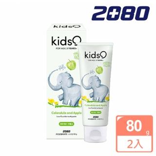 【韓國2080】兒童低氟牙膏80g(蘋果/莓果)
