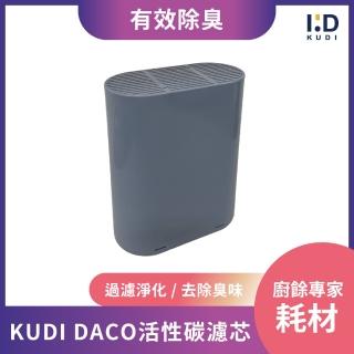 【KUDI庫迪】KUDI DACO廚餘機活性碳濾芯1入 KD-KF3 KD-KF4專用(特製活性碳過濾盒有效除臭)