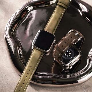 【W.wear】Apple watch-經典磨紗真皮錶帶(蘋果錶帶/真皮錶帶/共三色)
