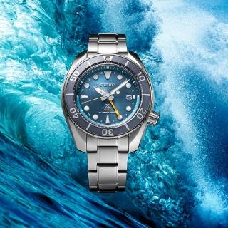 【SEIKO 精工】PROSPEX SUMO 太陽能 GMT 200米防水潛水錶 指針錶 手錶 禮物 畢業(5K65-0AA0B/SFK001J1)