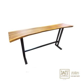 【吉迪市柚木家具】原木工業風吧台桌 SSFOOT009S1A1(餐桌 酒吧 桌子 木桌子 餐廳)
