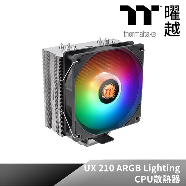 【Thermaltake 曜越】UX 210 ARGB Lighting CPU 散熱器(CL-P079-CA12SW-A)