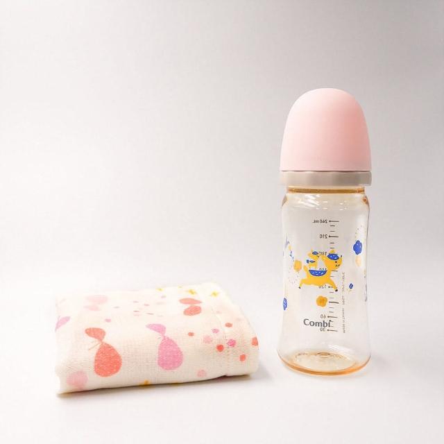 【Combi】ppsu奶瓶紗布方巾組合(100% 日本製)