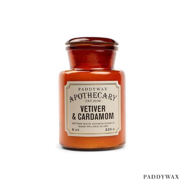 【PADDYWAX】Vetiver & Cardamom豆蔻香根草復古香氛蠟燭(8oz/公司貨)
