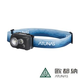 【ATUNAS 歐都納】動感輕量化防水頭燈 A1LIEE01(前燈/登山/露營/單車/頭燈/防水)
