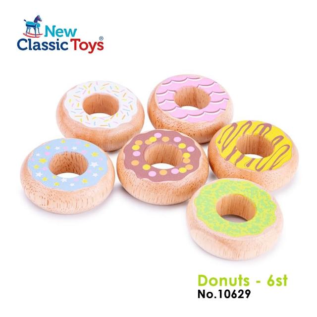 【New Classic Toys】蜜糖甜甜圈-6件組(10629)