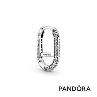 【Pandora 官方直營】Pandora ME 密鑲寶石鏈圈耳環