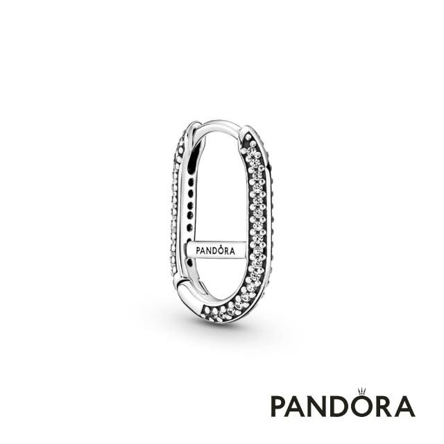 【Pandora 官方直營】Pandora ME  密鑲寶石鏈圈耳環
