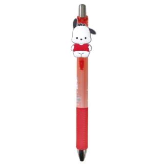 【小禮堂】帕恰狗 造型筆夾中性原子筆 紅 0.5mm - 站姿款(平輸品)