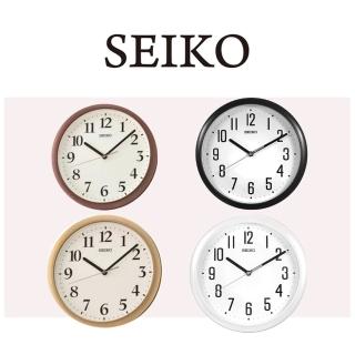 【SEIKO 精工】QHA005 極簡簡約文青風數字指針壁掛鐘