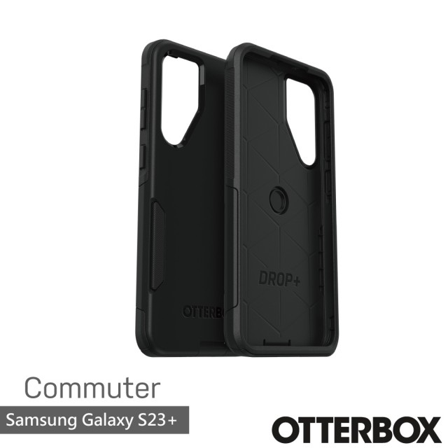 【OtterBox】Samsung Galaxy S23+ 6.6吋 Commuter通勤者系列保護殼(黑色)