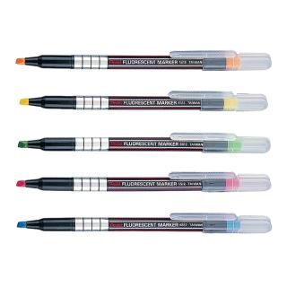 【Pentel 飛龍】螢光筆 1.0-3.5mm 12支 /打 S512(橘、黃、綠、粉、藍)