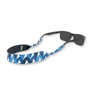 【CARSON 卡薾紳】寬版運動眼鏡帶 藍迷彩(SUP立槳 衝浪 浮潛 海邊泳池 水上運動)