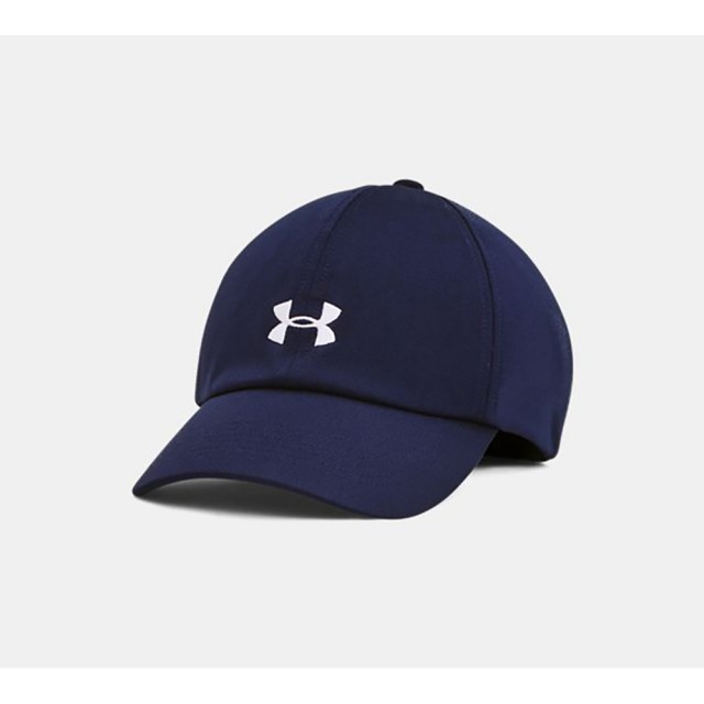 【UNDER ARMOUR】UA 女 Play Up棒球帽 藍(1351267-410)