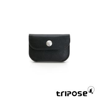 【tripose】TRANS進口牛皮零錢包(黑)