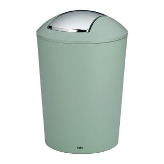 【KELA】Marta搖擺蓋垃圾桶 抹茶綠5L(回收桶 廚餘桶)