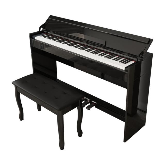 【Bora】福利品BX-818專業版無線藍芽重錘88鍵電鋼琴(福利品法國音源 力度 重錘 數位鋼琴 教學 流光琴)