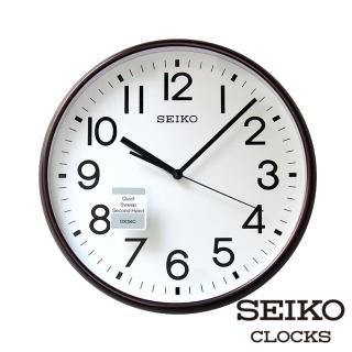 【SEIKO 精工】簡約質感單色系數字掛鐘(SEIKO、掛鐘、日本原廠機芯、靜音指針、簡約百搭造型 SK048)