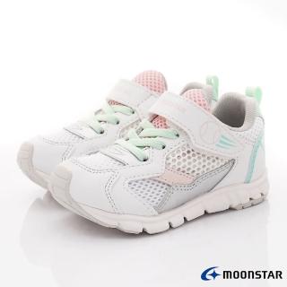 【MOONSTAR 月星】櫻桃家-運動鞋系列機能童鞋(MSCNC3164白粉-16-20cm)