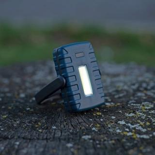 【CARSON 卡薾紳】4段LED掛勾手電筒 深藍(照明燈 )