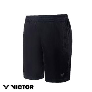 【VICTOR 勝利體育】針織運動短褲 中性款(R-2308 C黑)