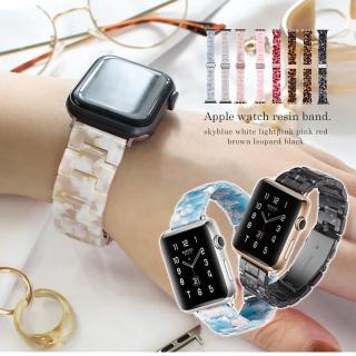 【日本LIZDAYS】Apple Watch頂級設計優雅浪漫玳瑁醋酸賽璐珞錶帶(支援全尺寸1/2/3/4/5/6/7/8/9/SE/Ultra)