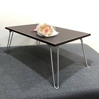 【DIY創意生活大師】馬鞍皮面折疊桌(台灣製造免組裝)