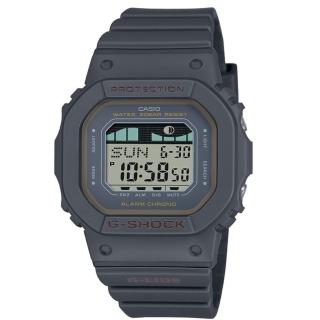 【CASIO 卡西歐】G-SHOCK 纖薄精巧 衝浪運動 潮汐顯示 黑(GLX-S5600-1)