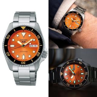 【SEIKO 精工】5 Sports SKX 機械錶-38mm 指針錶 手錶 禮物 畢業(SRPK35K1/4R36-14B0L)