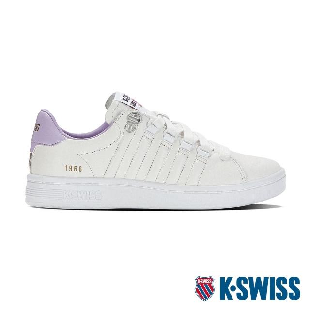 【K-SWISS】時尚運動鞋 Lozan II-女-白/紫(97943-192)