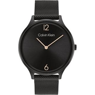 【Calvin Klein 凱文克萊】CK Timeless 2H系列雙針米蘭帶女錶-38mm(25200004)