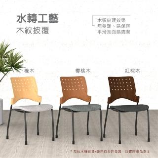 【WELL WORKER】森活木紋時尚休閒椅/餐椅(橡木/櫻桃木/紅棕木 三色)