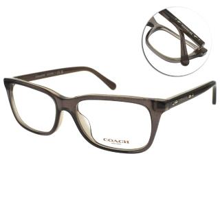 【COACH】方框款 光學眼鏡(透深棕#HC6136U 5447)