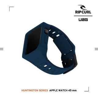 【UAG】X RIP CURL Apple Watch 45mm 矽膠保護殼運動錶帶-海軍藍(UAG)