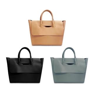 【SHARON 雪恩】南法國度方型提包/手提包/軟皮包-3色(牛皮 真皮 女包 軟皮包)