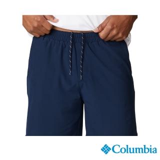 【Columbia 哥倫比亞 官方旗艦】男款-Columbia Hike快排短褲-深藍(UAE82690NY)