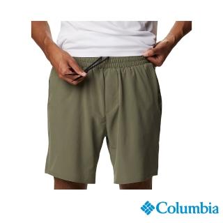 【Columbia 哥倫比亞 官方旗艦】男款-Columbia Hike快排短褲-軍綠(UAE82690AG)