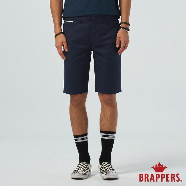 【BRAPPERS】男款 中腰彈性五分褲(藍)