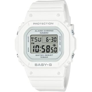 【CASIO 卡西歐】BABY-G 纖薄輕巧電子手錶 母親節 禮物(BGD-565-7/速)