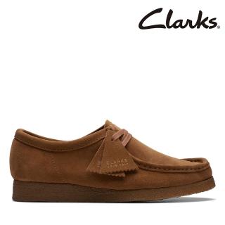 【Clarks】男款 Wallabee Originals 原創工藝兩眼孔真皮休閒鞋(CLM55518R)