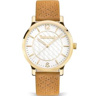 【Timberland】簡約織紋時尚腕錶套組 母親節(TDWLA2104502)