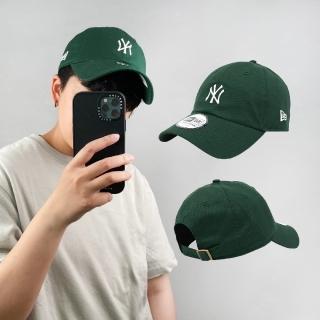 【NEW ERA】棒球帽 Casual Classic MLB 紐約 洋基 老帽 綠 白 NY 男女款 帽子 經典款(NE12712398)