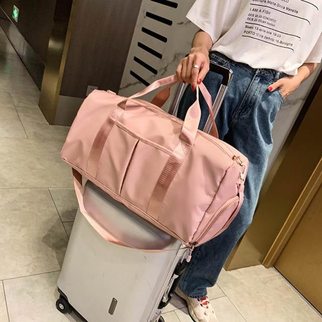 【BeOK】旅行出差大容量手提行李包 乾濕分離背包 健身包(多色可選)