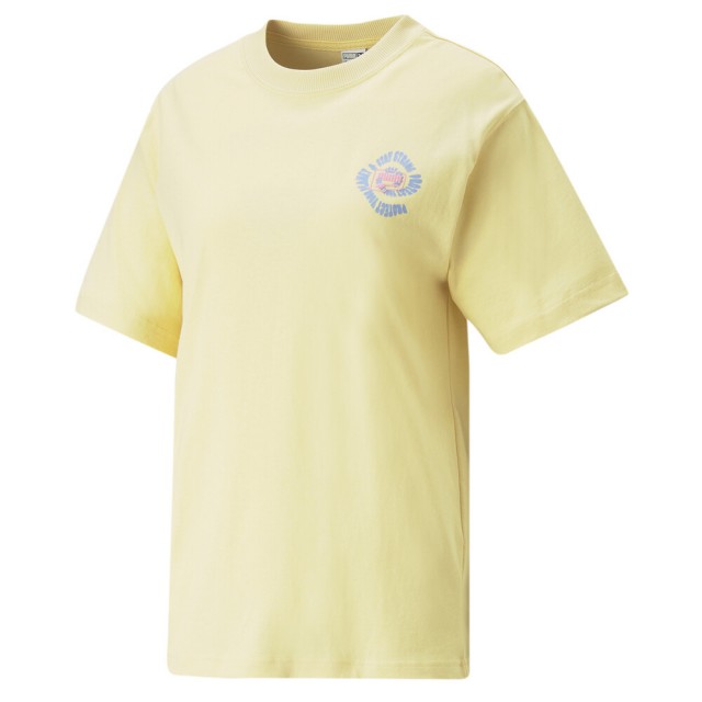 【PUMA官方旗艦】流行系列Downtown圖樣寬鬆短袖T恤 女性 53972442