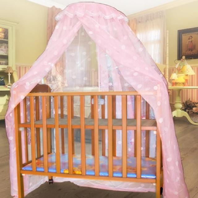 【凱蕾絲帝】嬰兒床架專用針織嬰兒蚊帳(雙色可選)