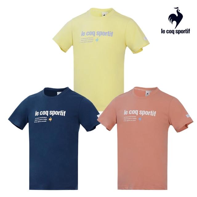 【LE COQ SPORTIF 公雞】休閒潮流短袖T恤 中性-3色-LWR23204